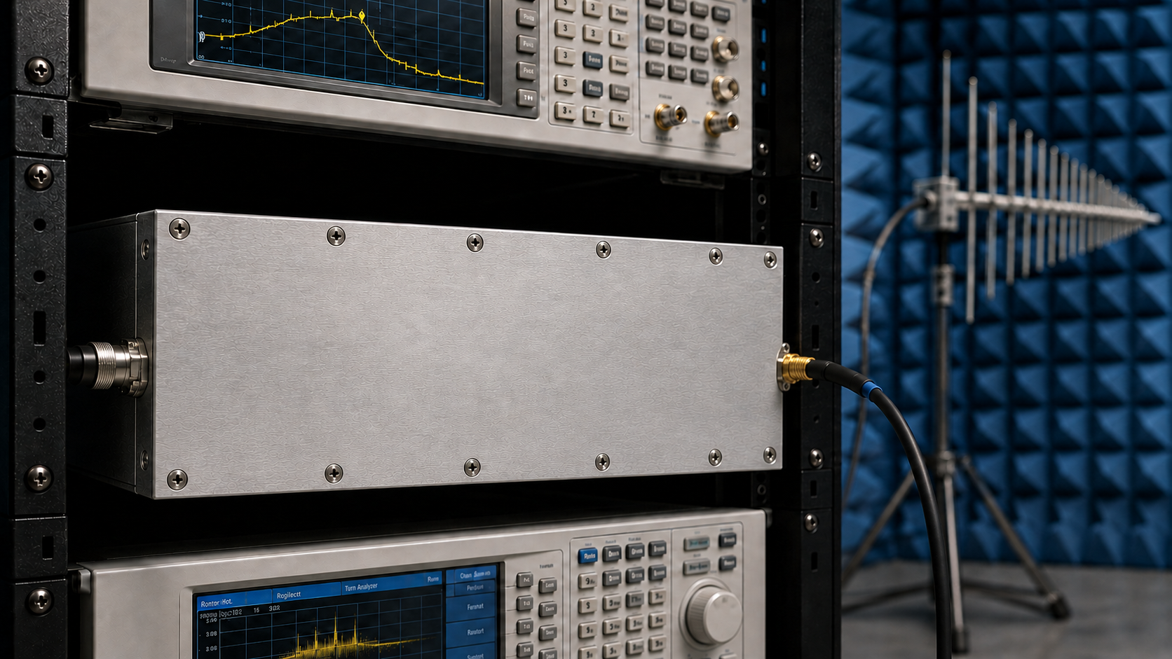 CorelixRF Adds a 500-2000 MHz 25W GaN RF Amplifier Option for Mid-Band EMC Test Racks