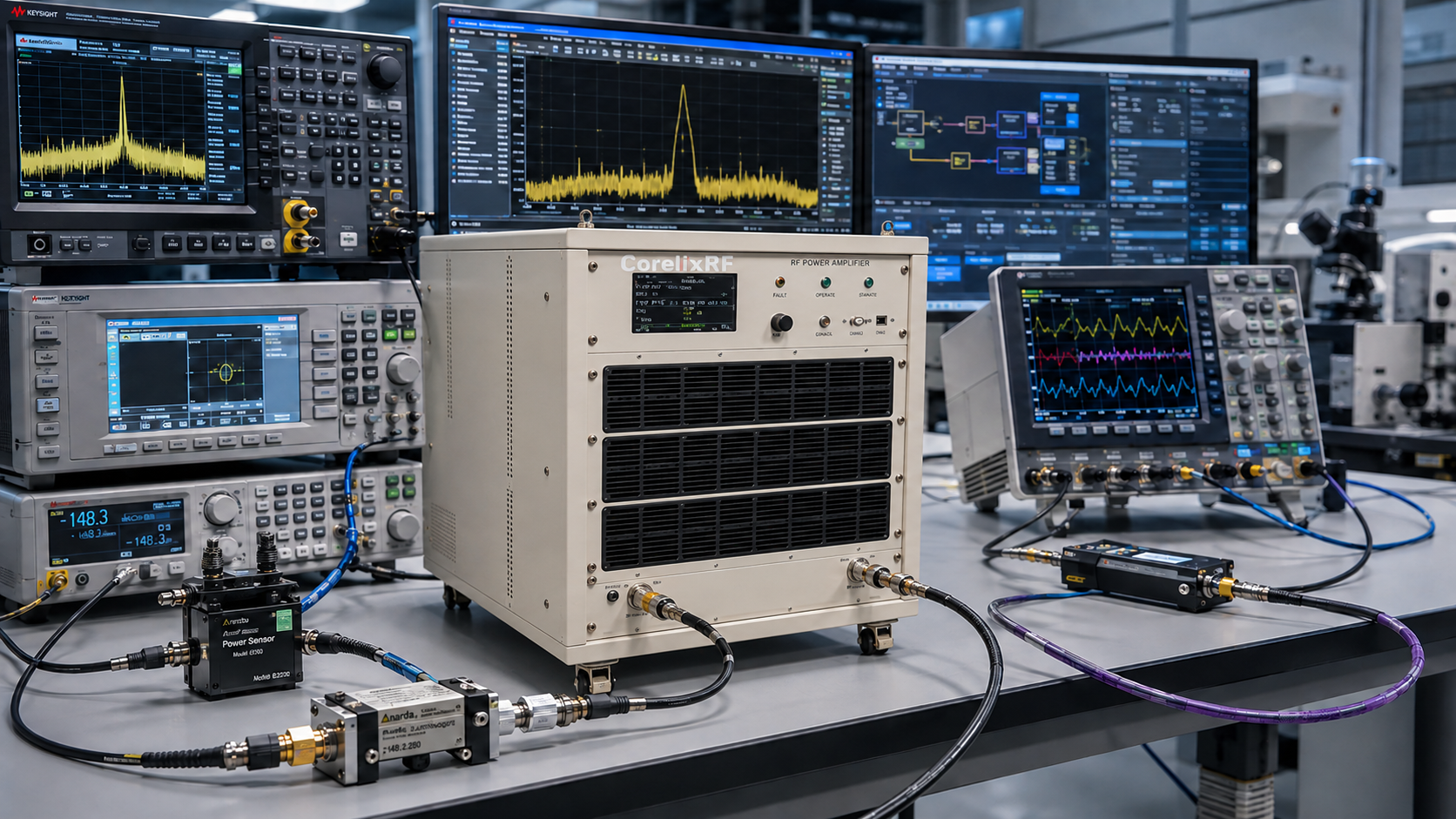 Integration Plan for the 2000W 8-18 GHz Microwave Power Amplifier