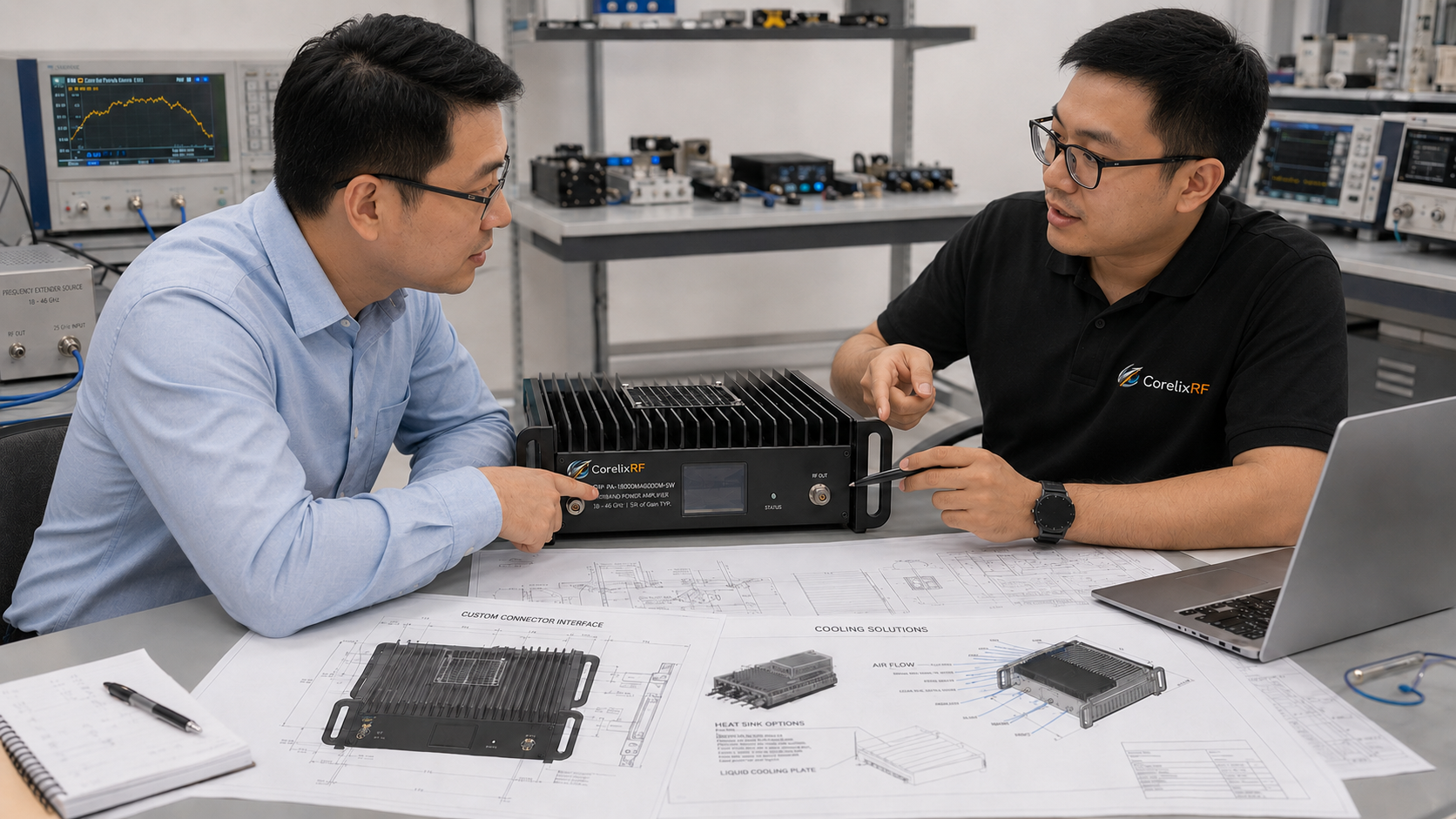CRF-PA-18000M46000M-5W: A Reliable mmWave RF Amplifier for Bench Testing