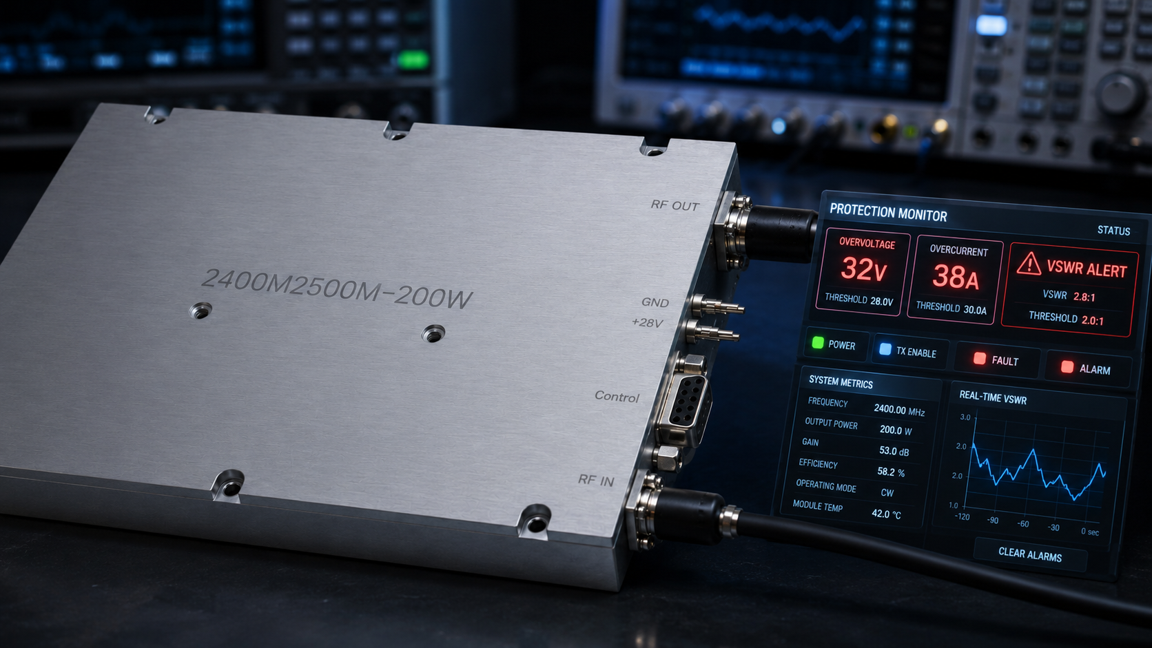 2400-2500 MHz 200W Narrowband RF Amplifier Risk Register