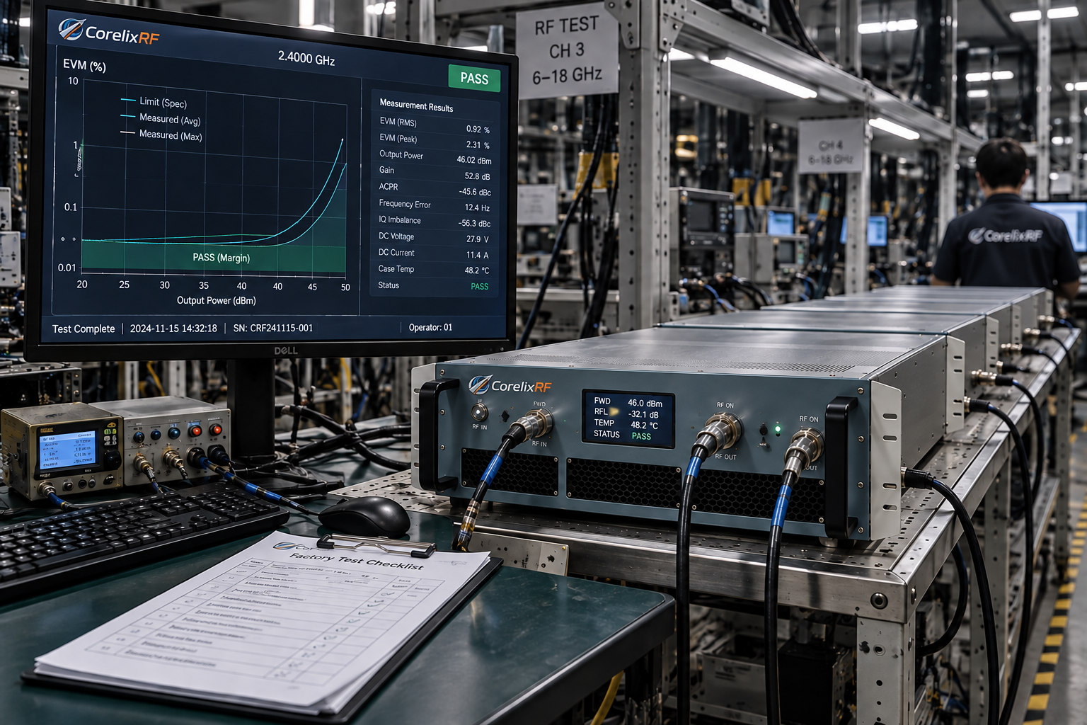 EVM vs Output Power: Setting RF Amplifier Operating Points