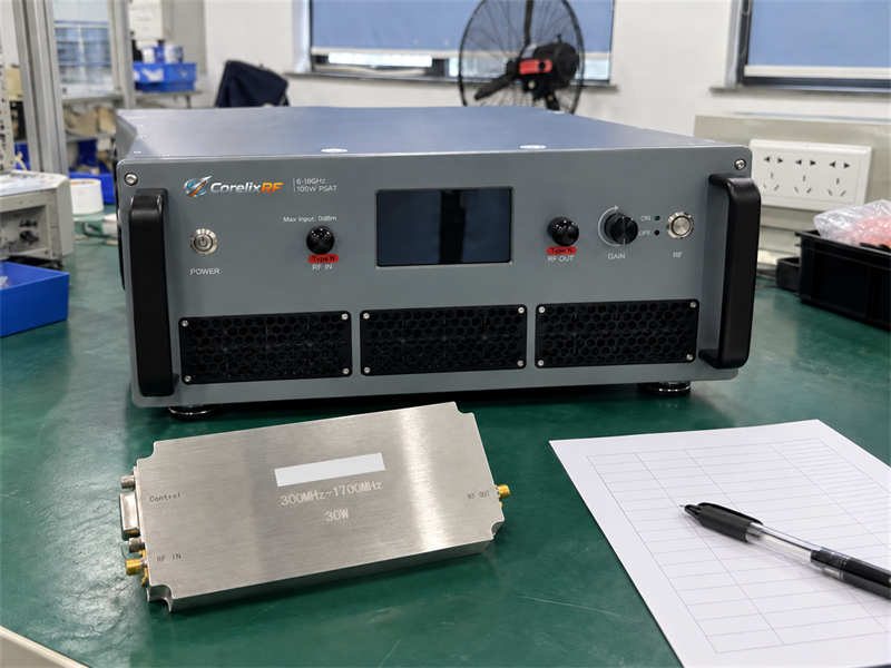 RF Amplifier Production Testing: Coverage, Limits and Traceability