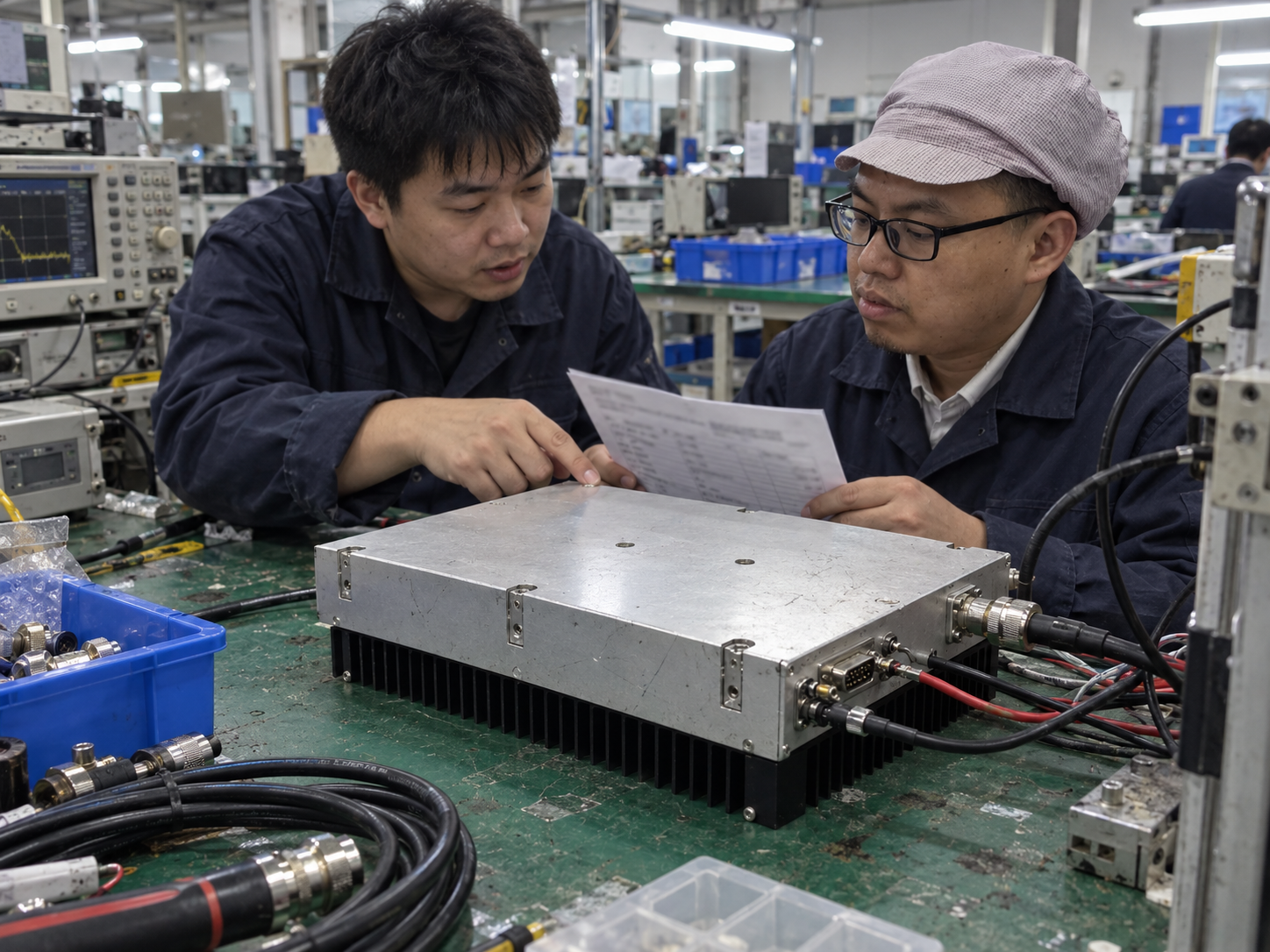 Shift handoff review of the connected amplifier module