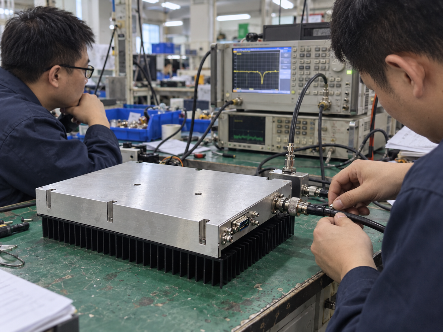 400–440 MHz amplifier module during reflected-power protection review